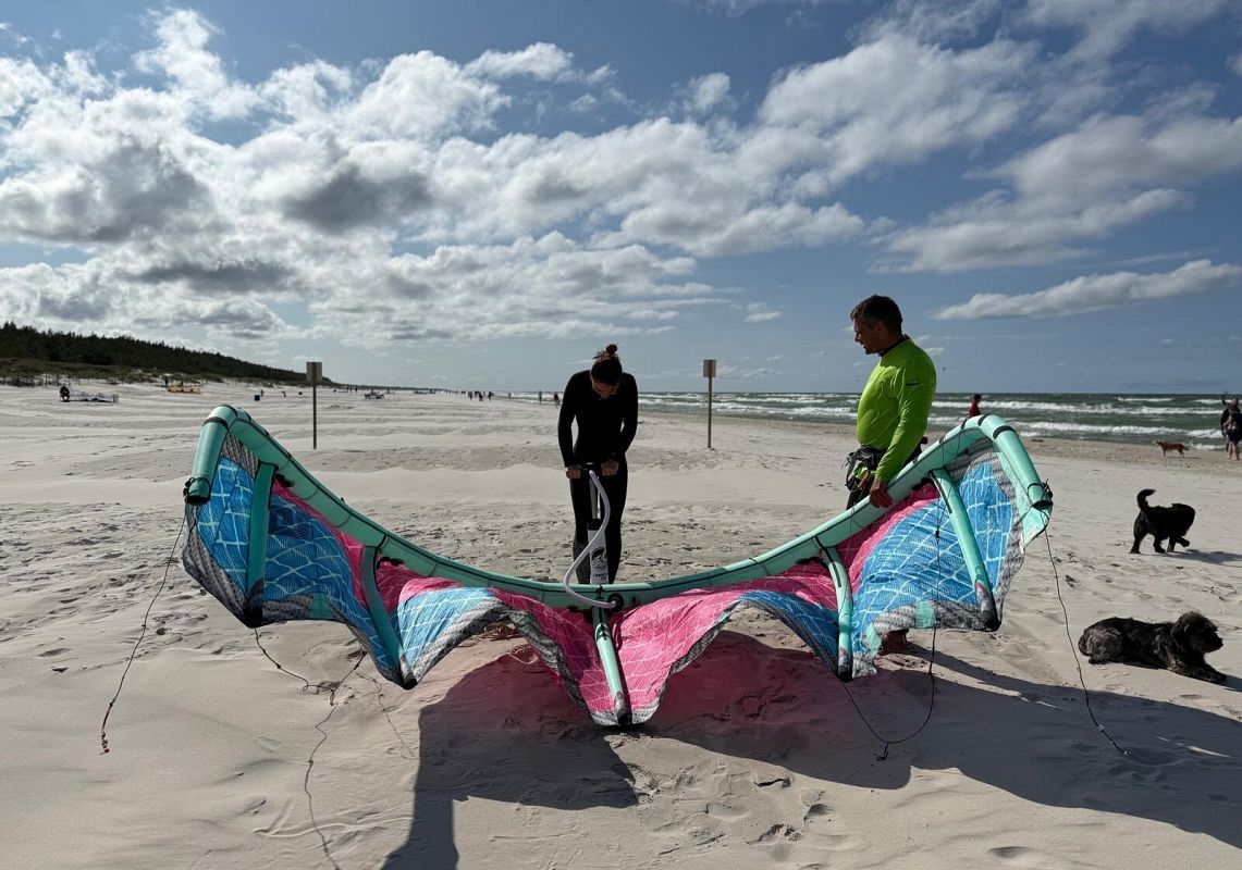 lekcje kiteboardingu Łeba